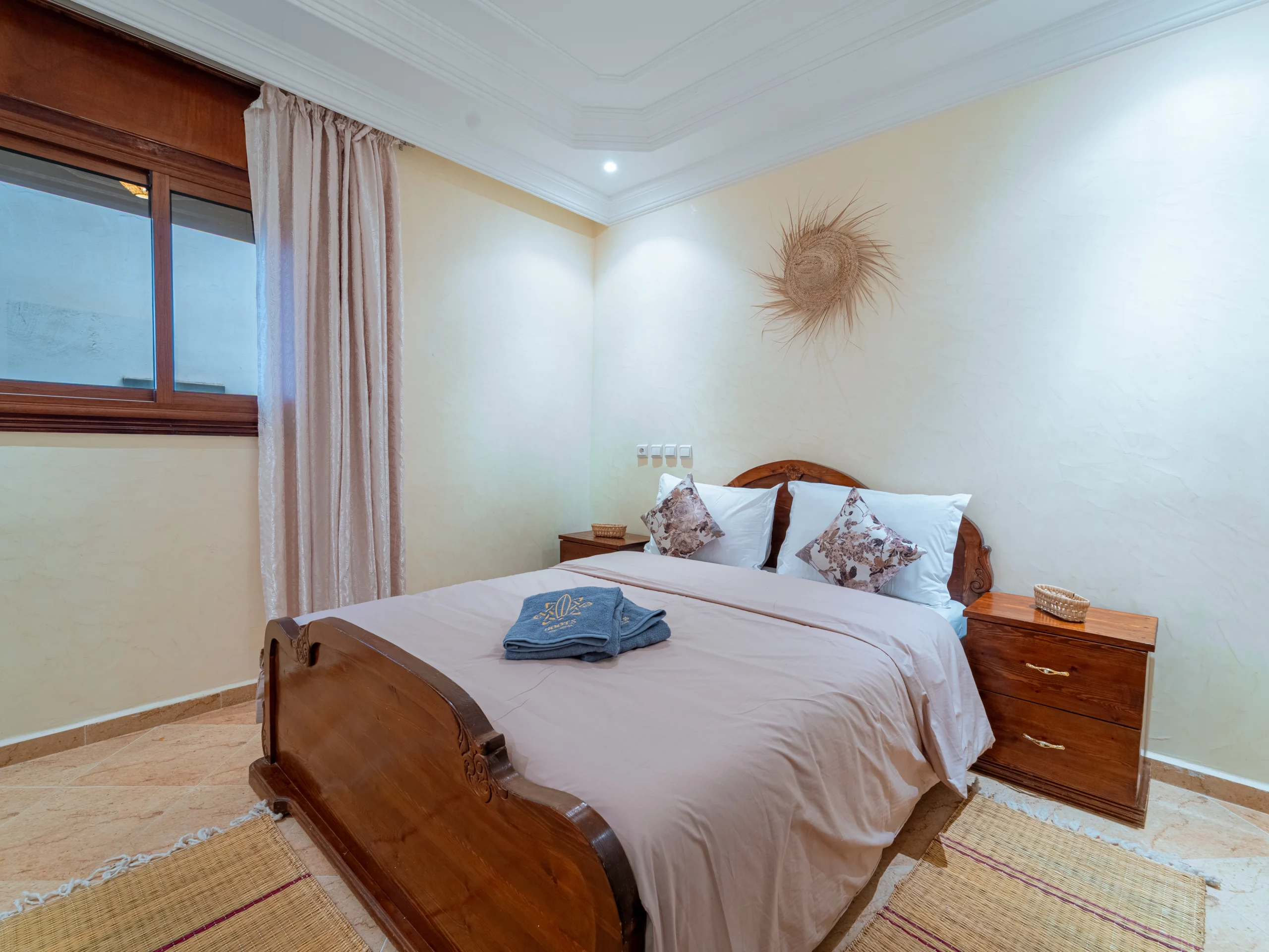 Taghazout private room at ROOTS Surf House near Taghazout surf spot Agadir